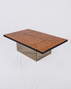 Coffee table with bar, by Paul Michel for Roche Bobois, France, 1980s