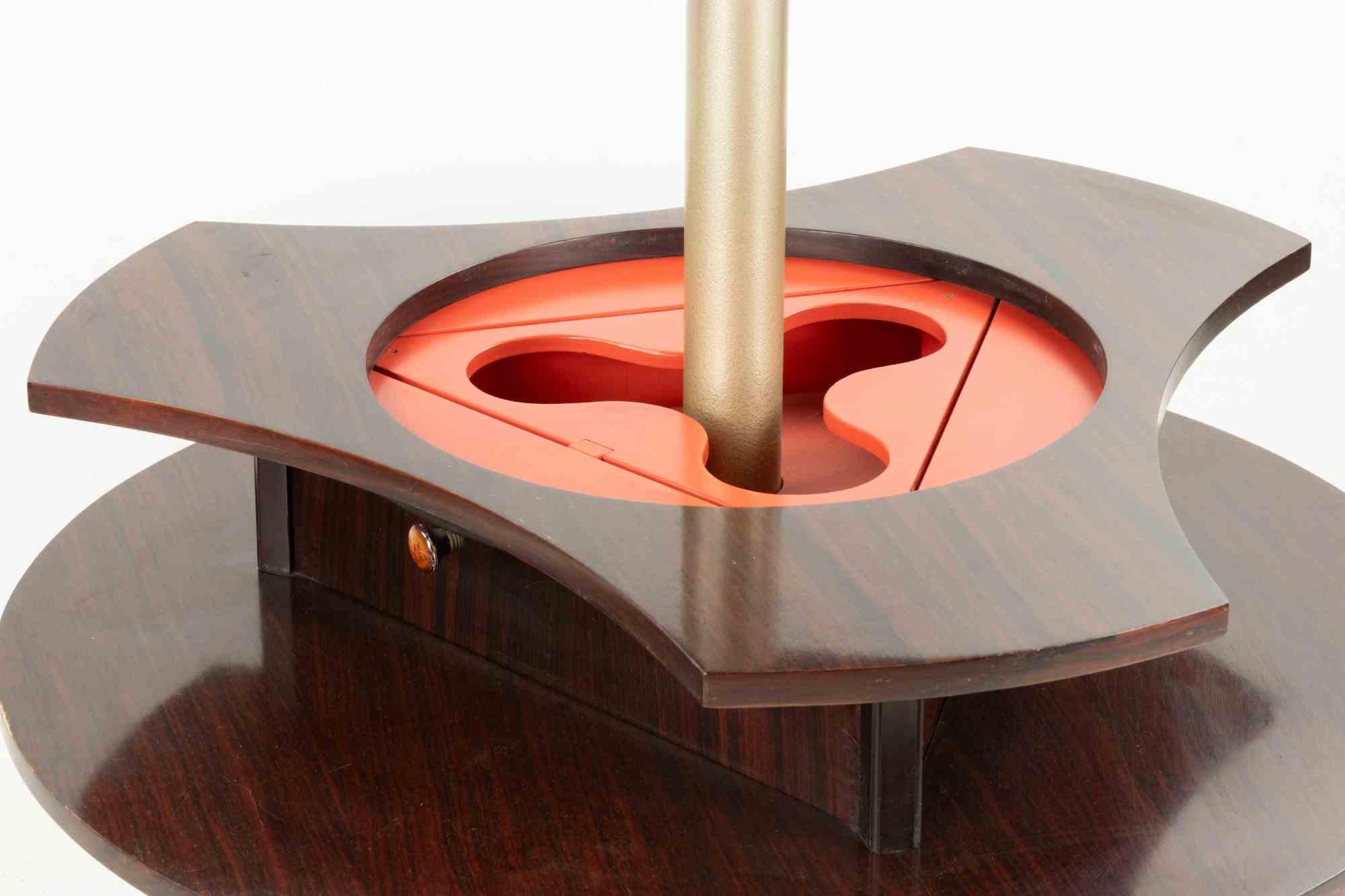 Table basse avec rangement pour bouteilles, années 1960 en vente 6