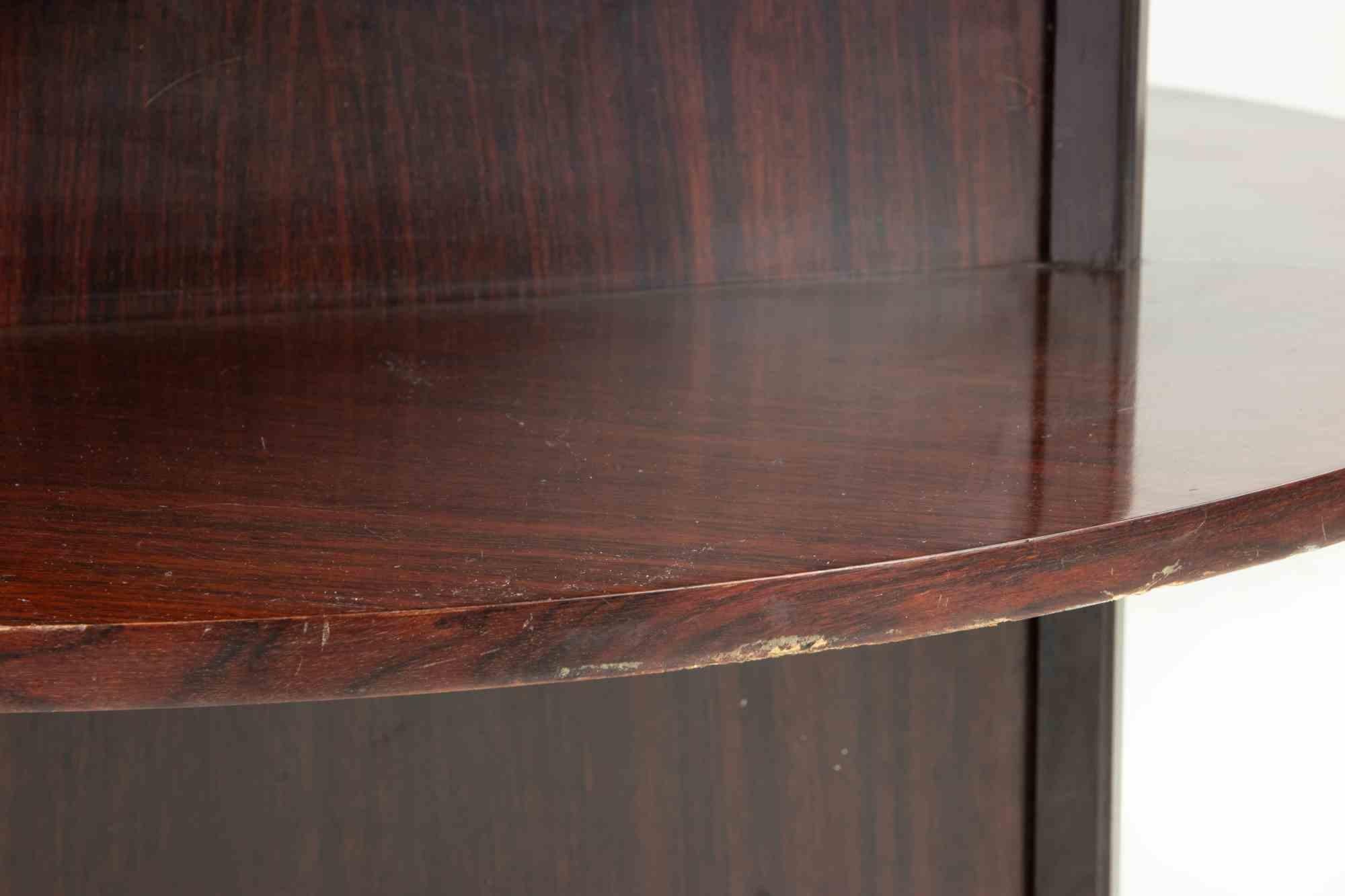 Bois Table basse avec rangement pour bouteilles, années 1960 en vente
