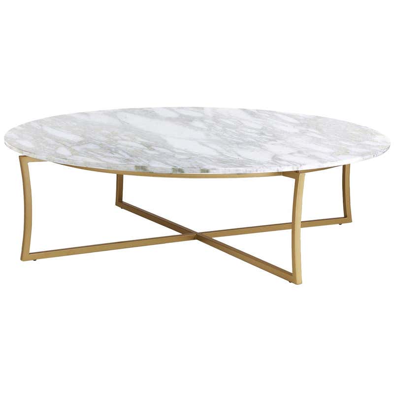 Brown Hexagonal Coffee Table For Sale at 1stDibs