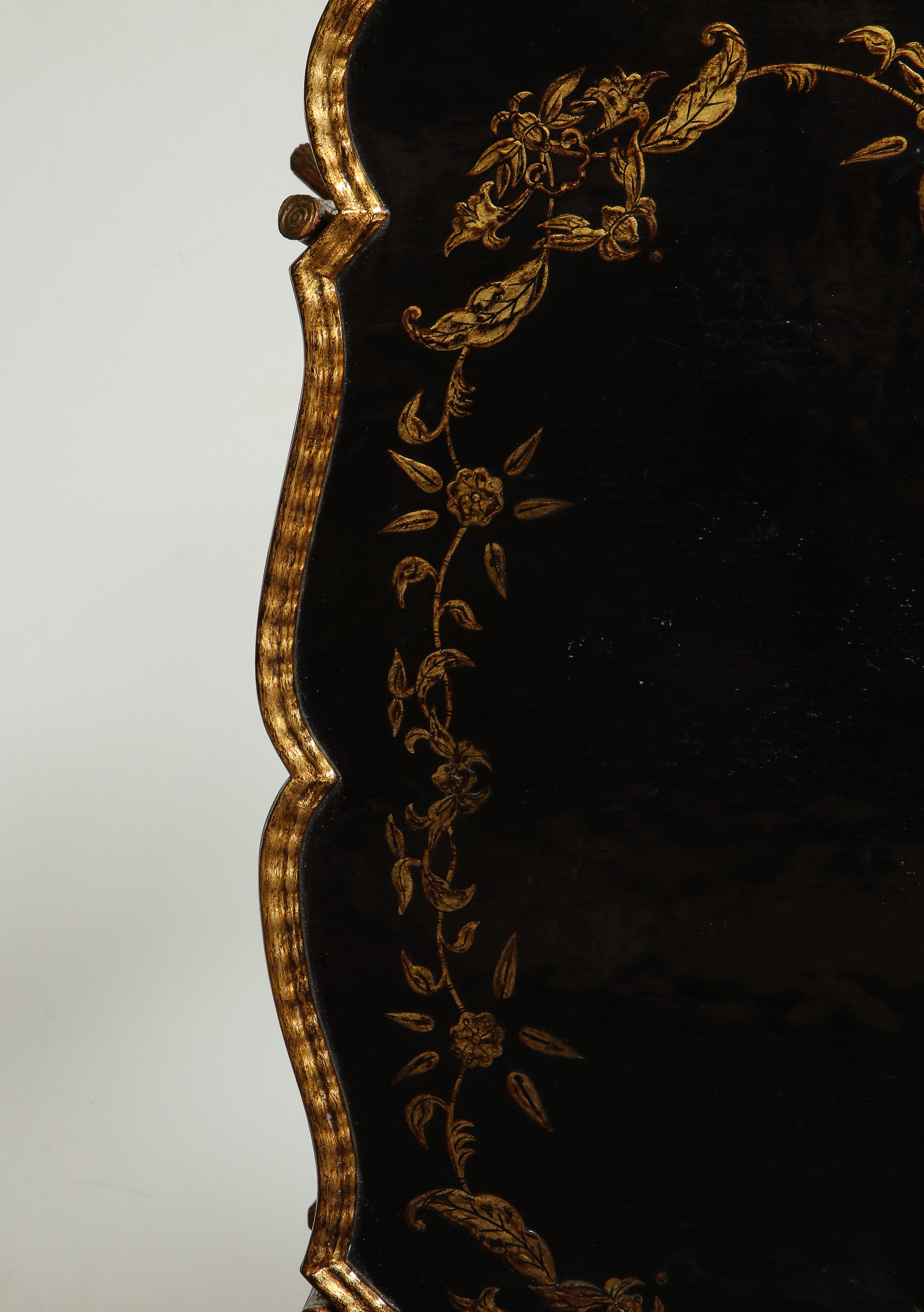 Coffee Table with Chinoiserie Top 7