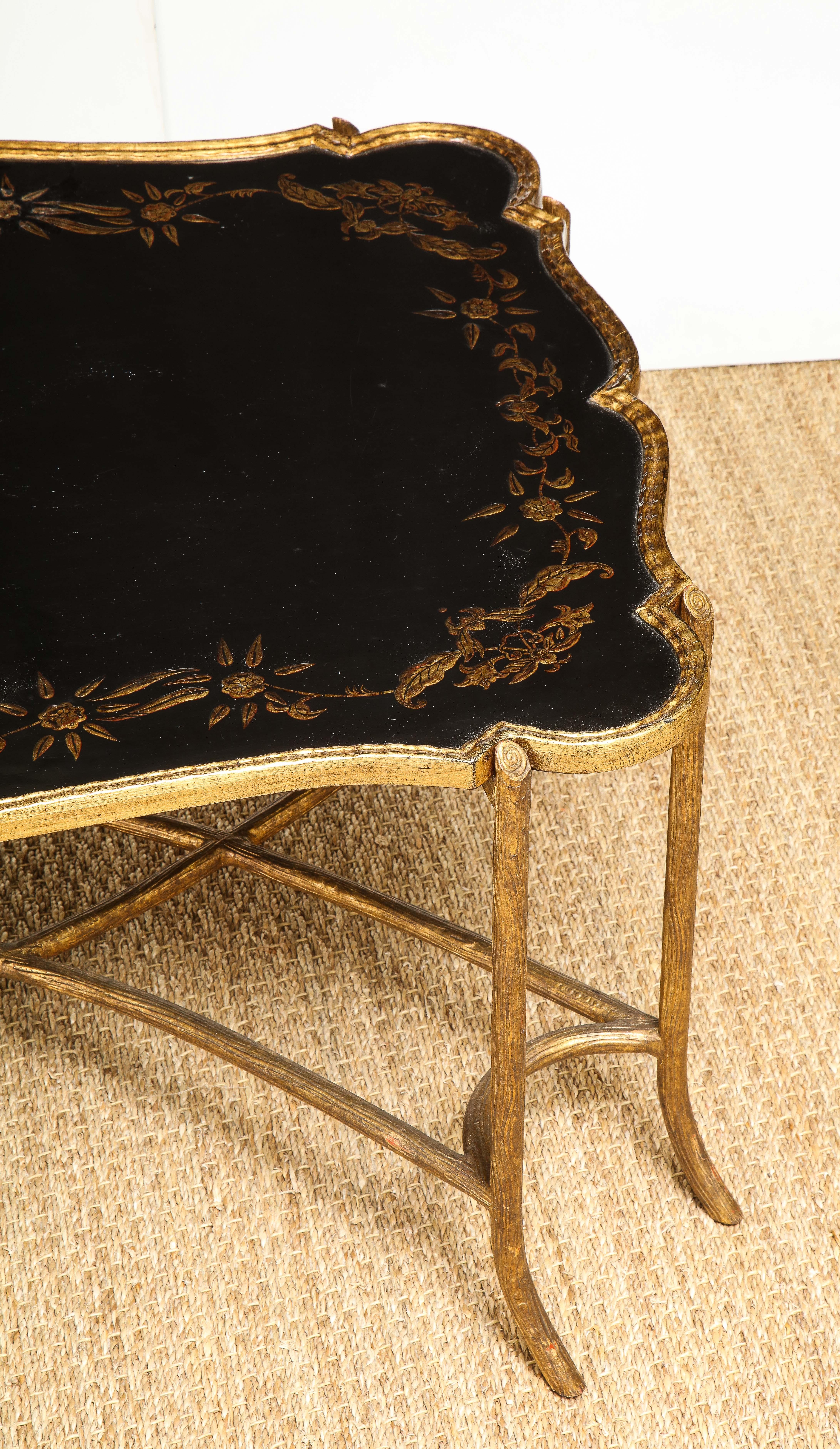 Unknown Coffee Table with Chinoiserie Top