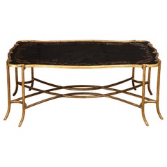 Coffee Table with Chinoiserie Top