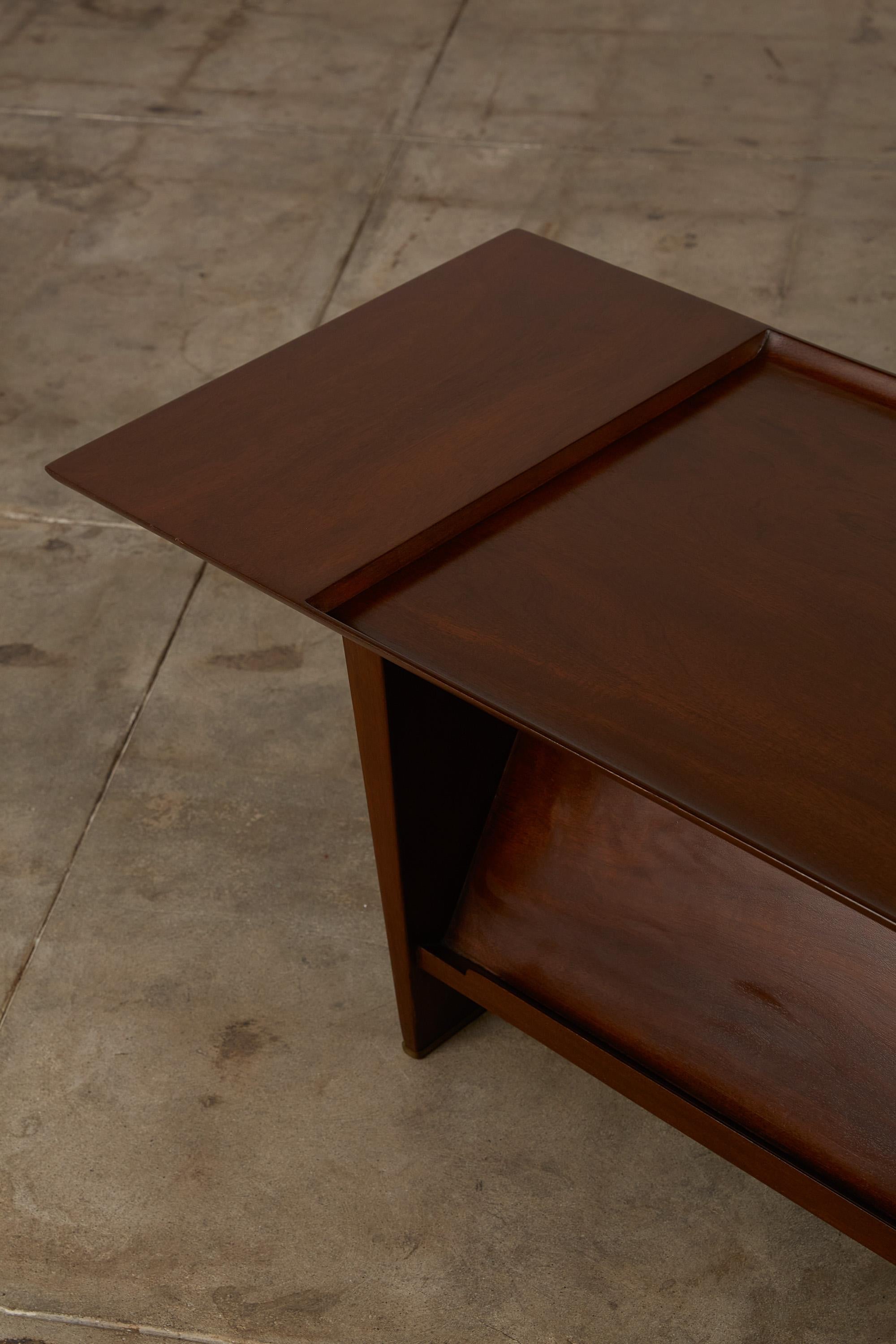 Coffee Table with Display Shelf by Edward Wormley for Dunbar 2