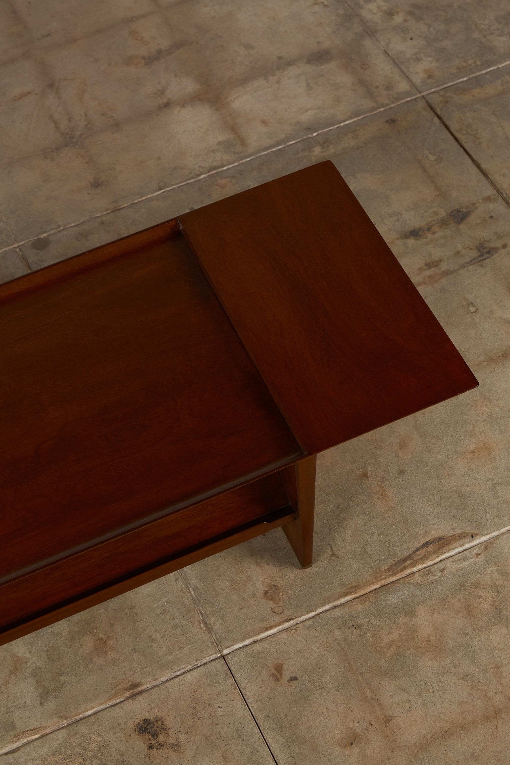 Coffee Table with Display Shelf by Edward Wormley for Dunbar 3