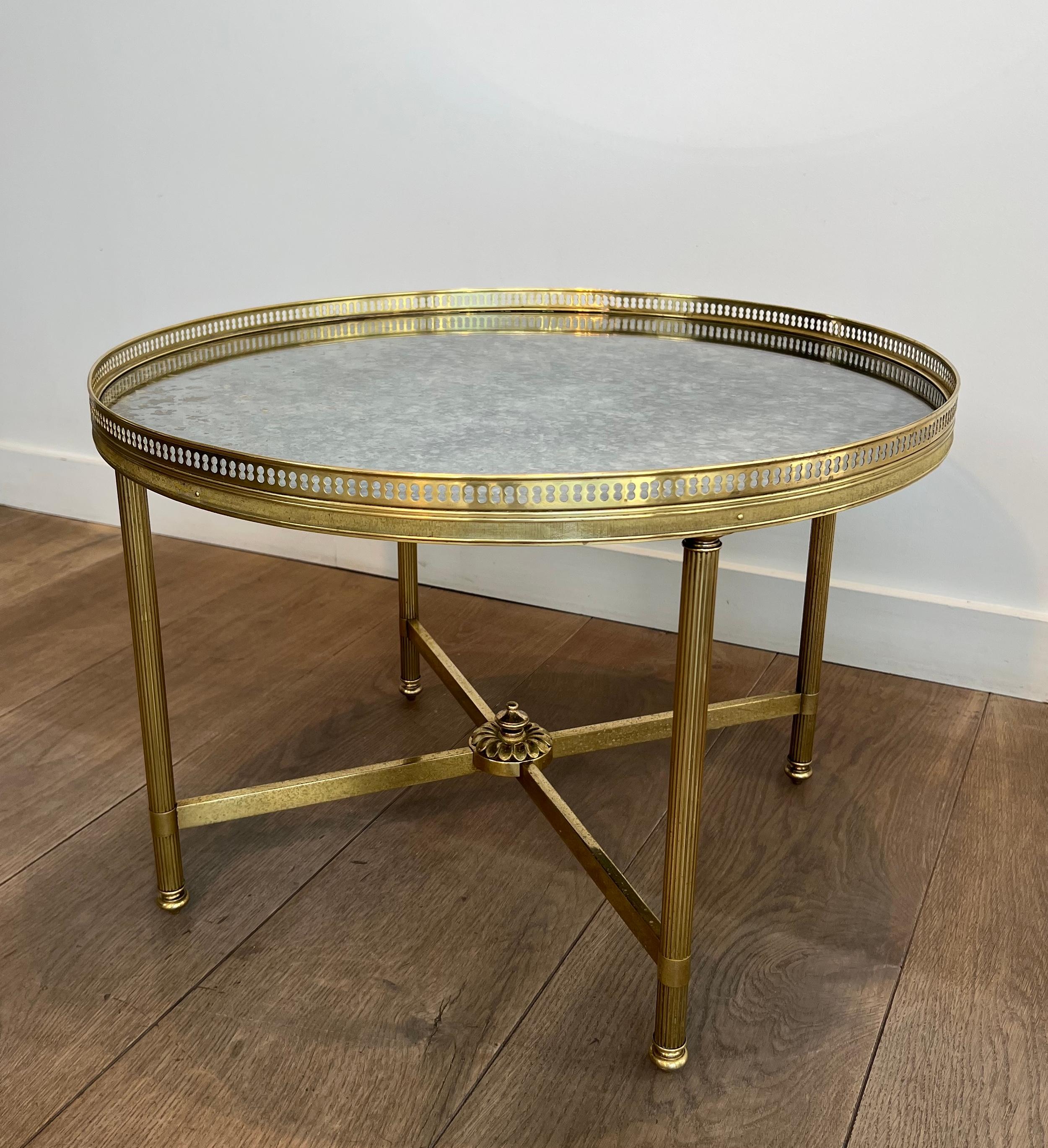 Mesa de centro con tapa de espejo de imitación de Maison Bagués en venta 13