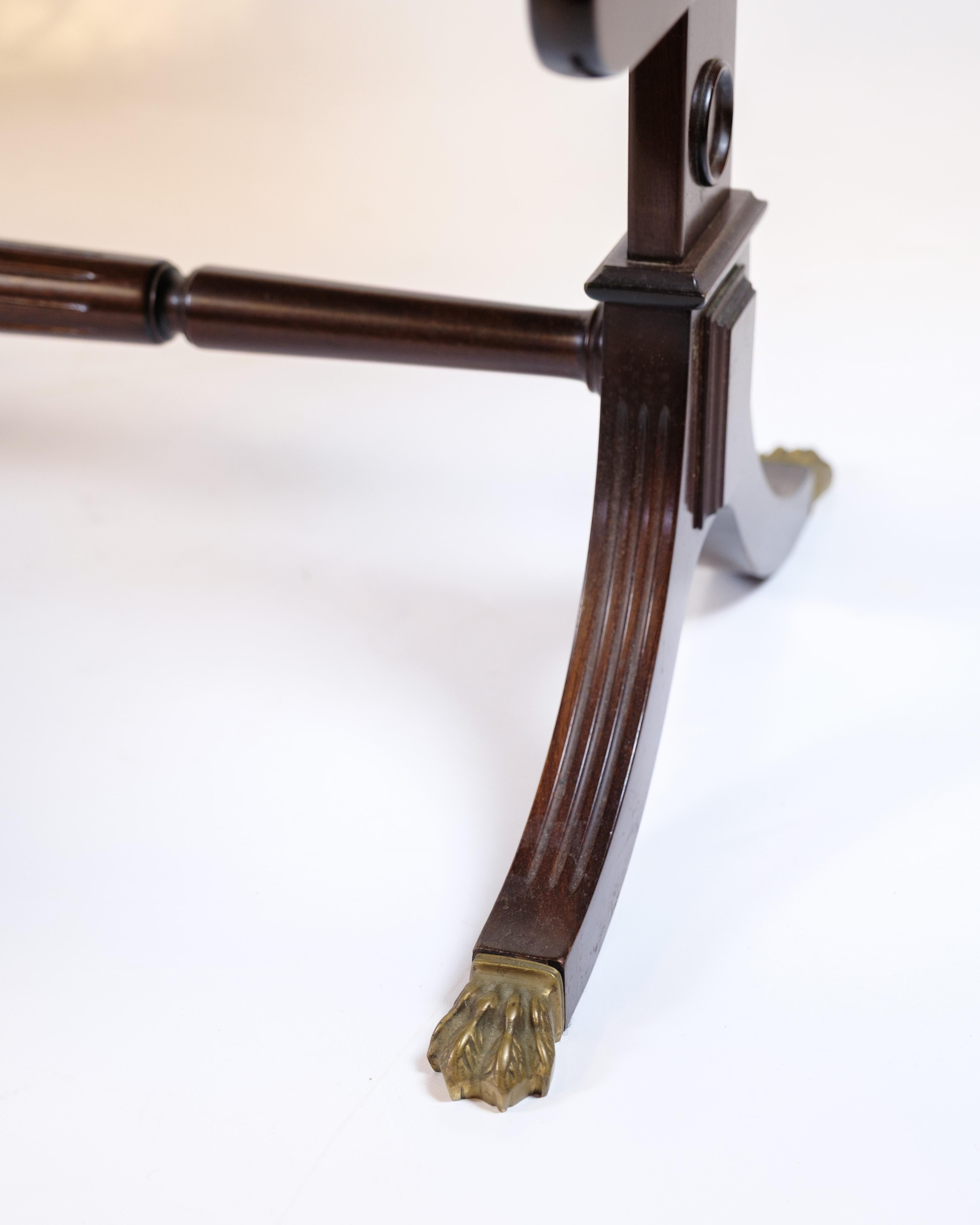 Tavolino con alette in stile Hepplewhite in mogano degli anni '60 in vendita 7