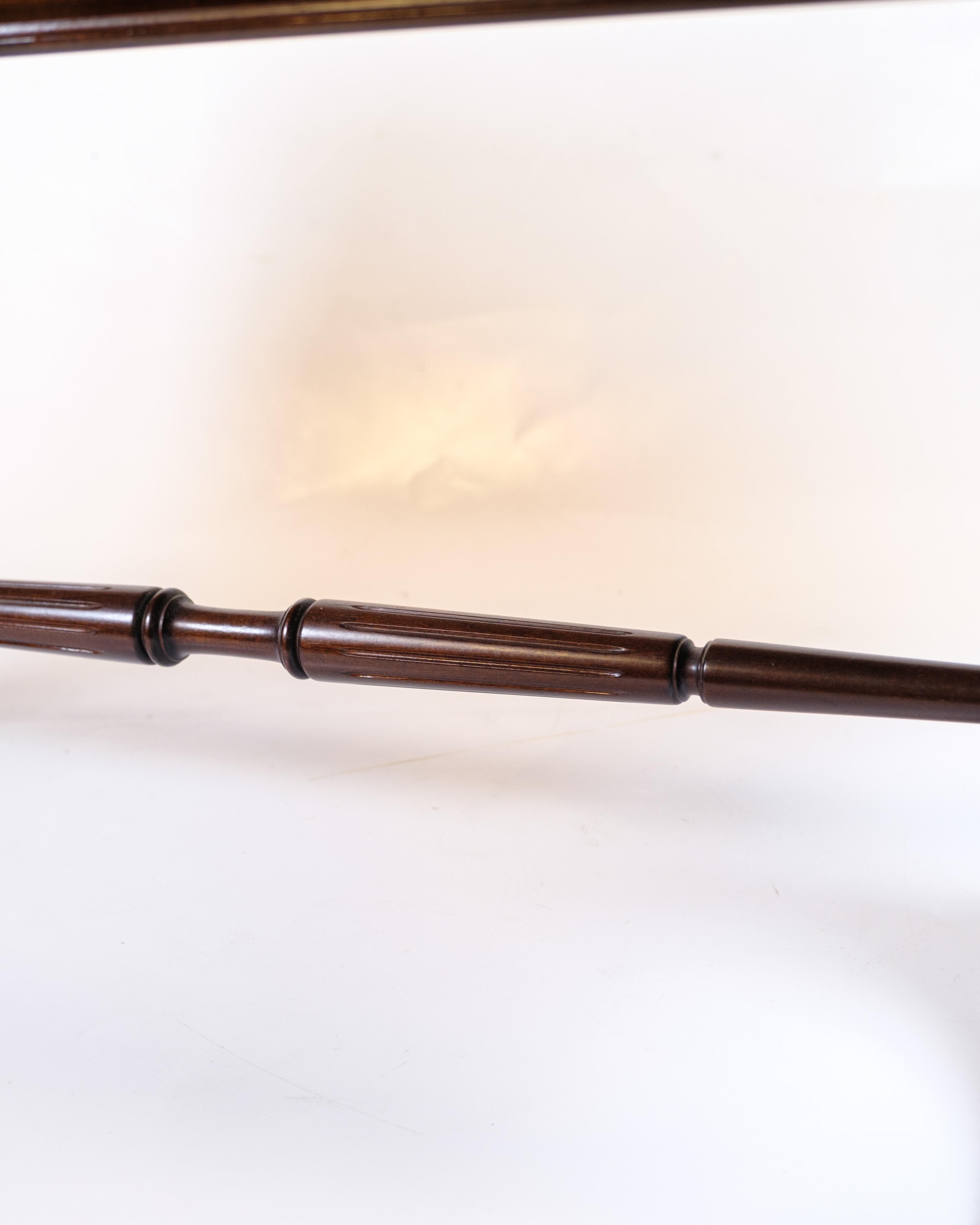 Tavolino con alette in stile Hepplewhite in mogano degli anni '60 in vendita 10