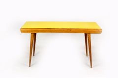 Table basse avec plateau double en Formica, Interi Praha, Tchécoslovaquie, 1960