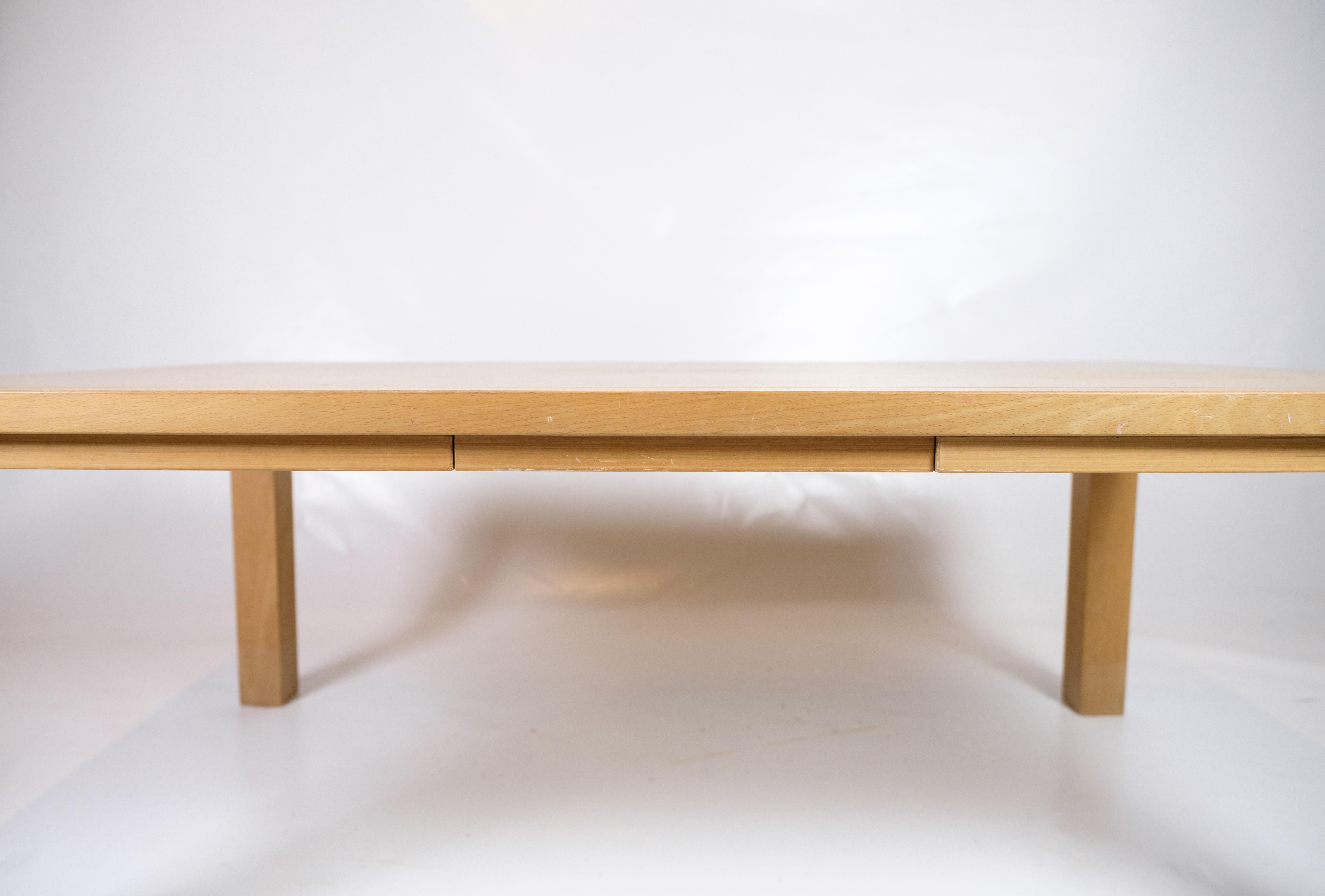 20th Century Coffee Table With linoleum Surface Made In Beech By Magnus Olsen For Sale