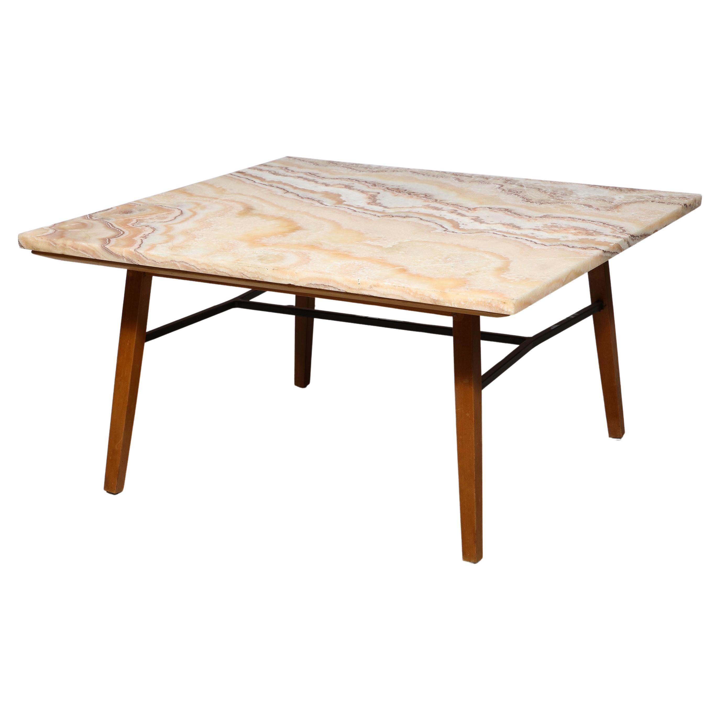 Coffee Table with Marble Top by Florence Knoll