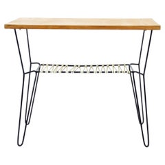 Coffee Table With Metal Base, Czechoslovakia 1960s