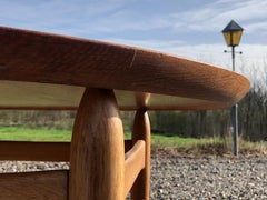 Table basse à plateau amovible conçue par Eric Johansson pour Ludvig Pontoppid