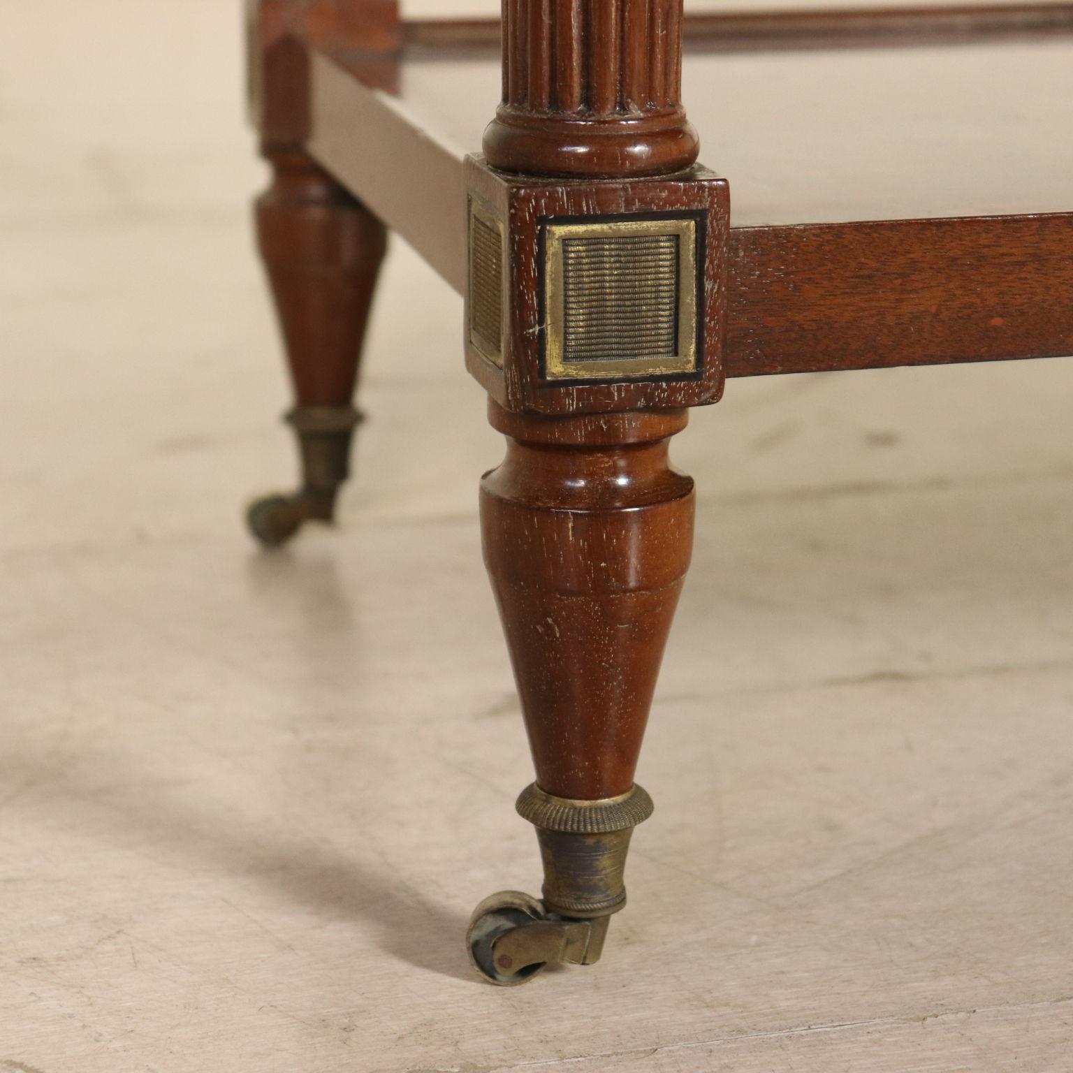 Coffee Table with Rolling Shutter Northern Europe, Early 1800s 3