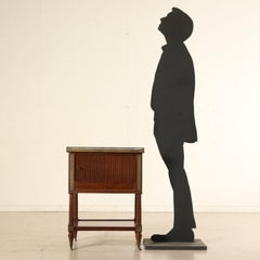 Coffee Table with Rolling Shutter Northern Europe, Early 1800s