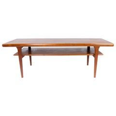 Coffee Table with Shelf in Teak of Danish Design from the 1960s