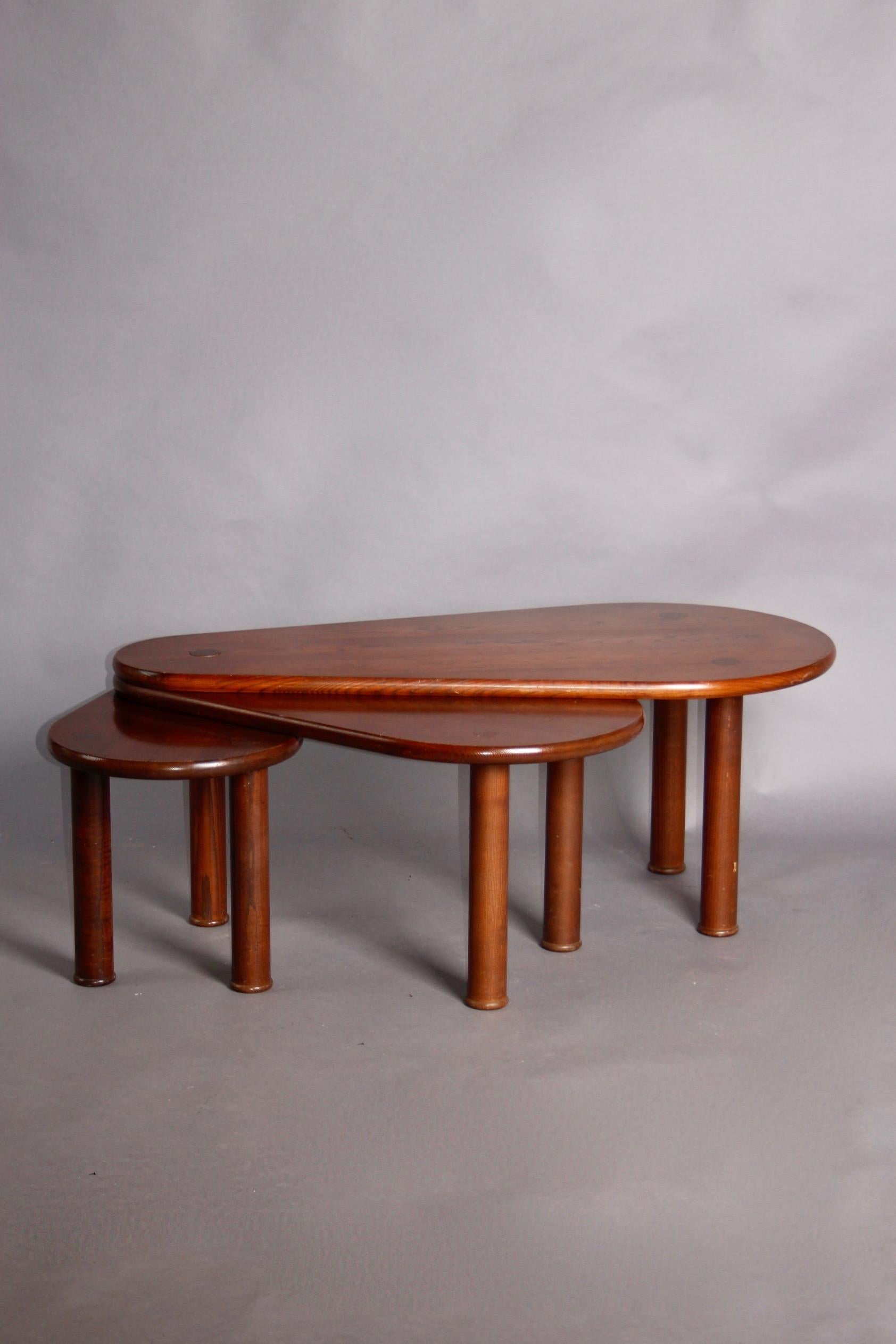 Table basse avec trois plateaux modulaires en vente 4