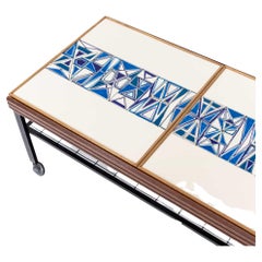 Coffee Table with Tiles, Italy Mid-20th century