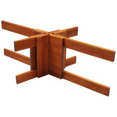 Coffee Table Wooden Base of Modern Design and Craftmanship