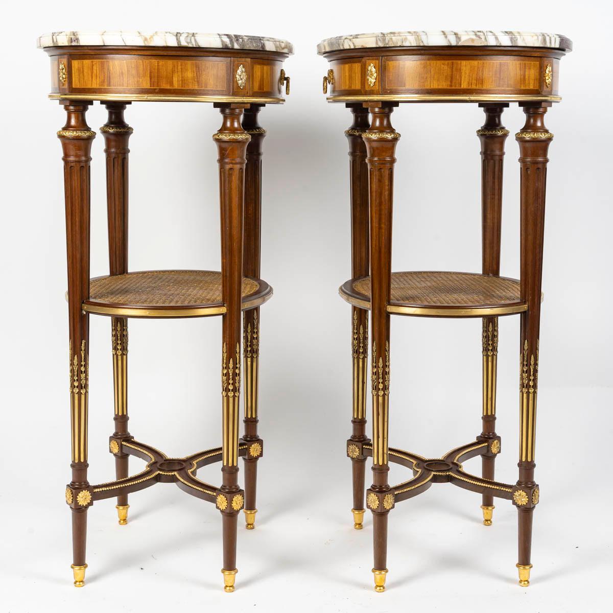 Coffee Tables, End Tables or Bedside Tables, Louis XVI Style, 19th Century. 2