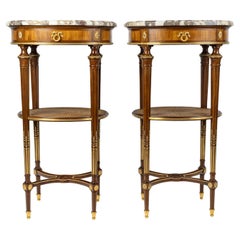 Coffee Tables, End Tables or Bedside Tables, Louis XVI Style, 19th Century.
