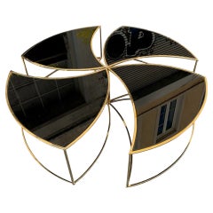 Coffee Tables in Stainless Steel and Glass