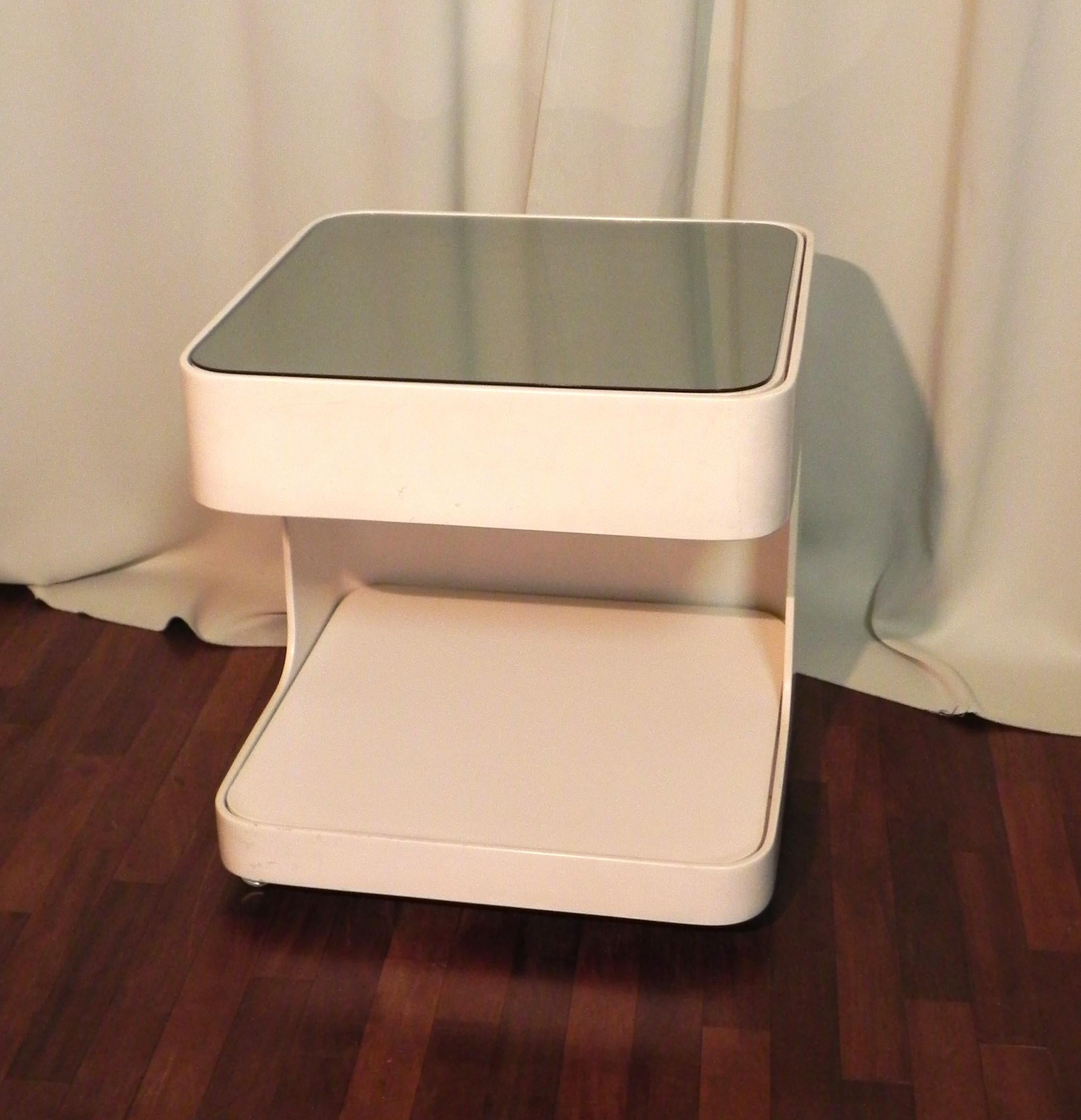 Late 20th Century Coffee Tables , trolley,  Marcello Siard , Longato Collection For Sale
