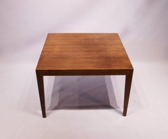 Table basse/table d'appoint fabriquée en bois de rose par Severin Hansen des années 1960