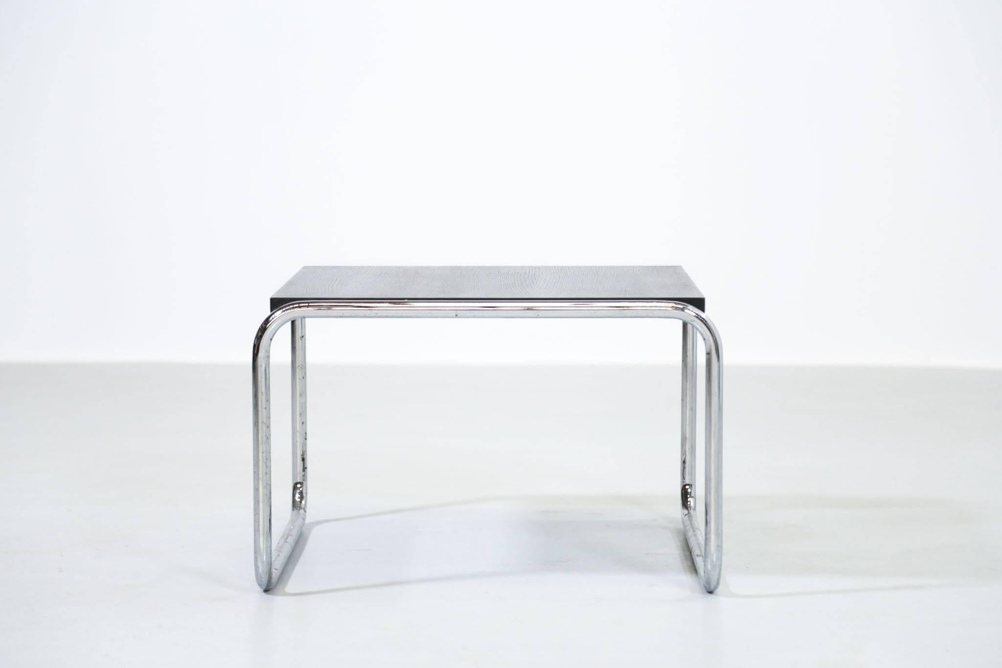 French Coffee/Side Table in the Style of Marcel Breuer Bauhaus Design, Germany For Sale