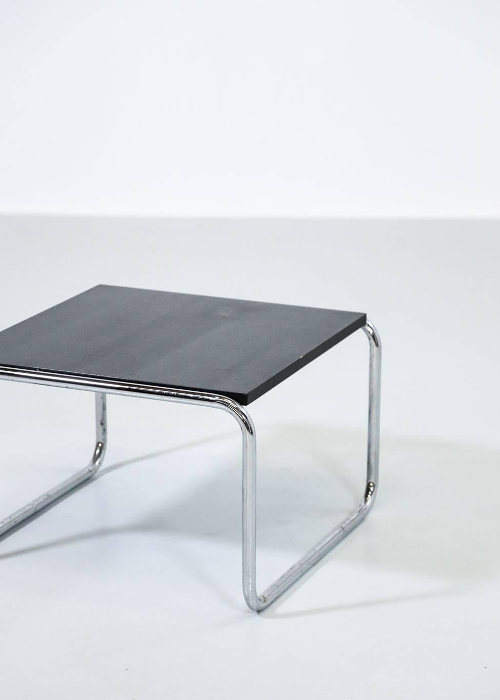 Coffee/Side Table in the Style of Marcel Breuer Bauhaus Design, Germany In Good Condition For Sale In Lyon, FR
