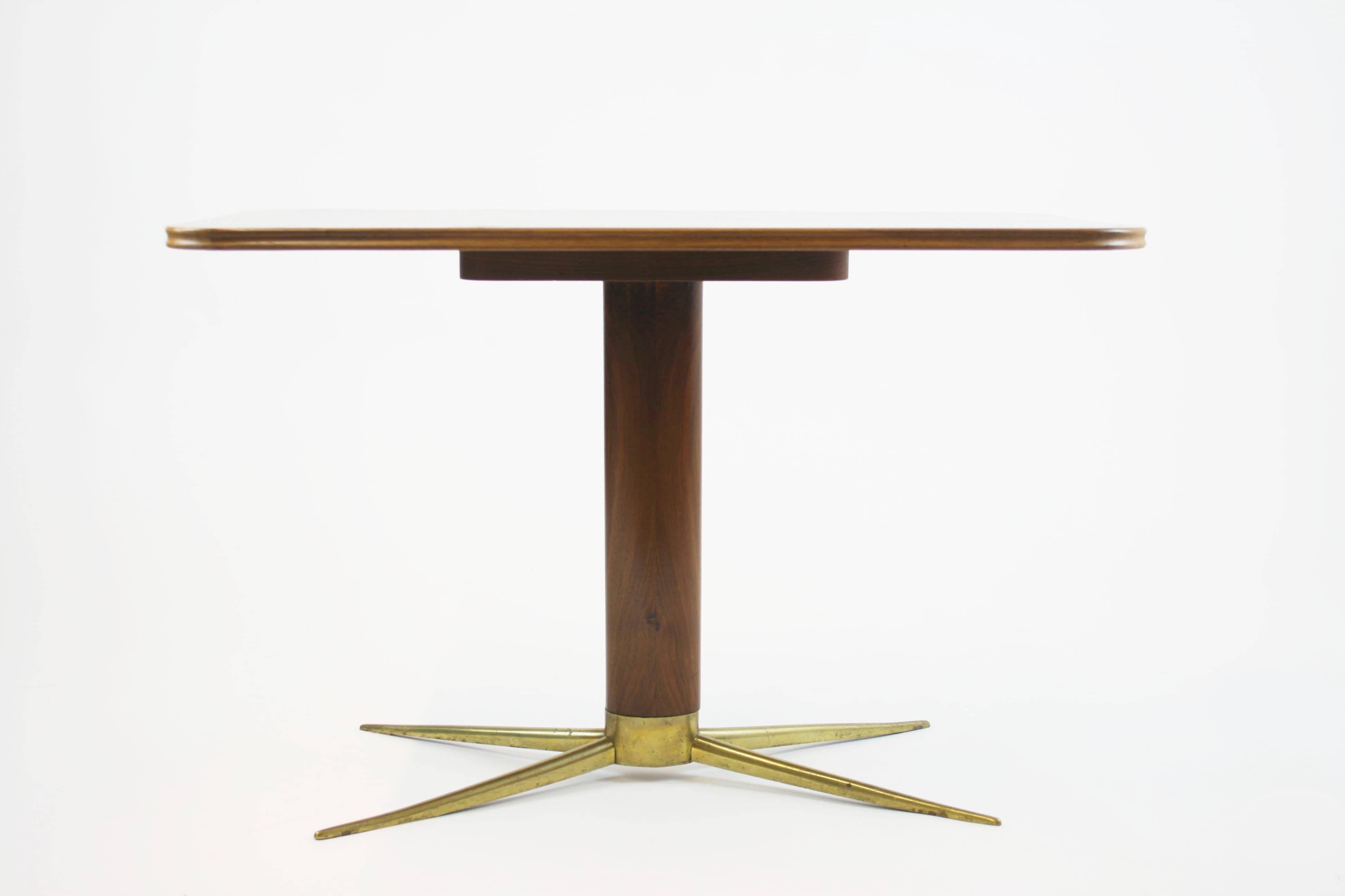 Mid-Century Modern Coffee Table by Oswald Haerdtl Sidetable Midcentury Vienna 1950s Hagenauer Brass For Sale