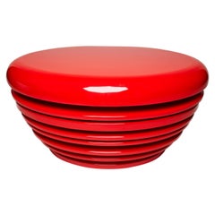 Coffee Table, EGG by Reda Amalou, 2013, Red Lacquer