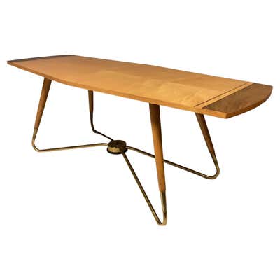 Brass Loop Coffee Table For Sale at 1stDibs