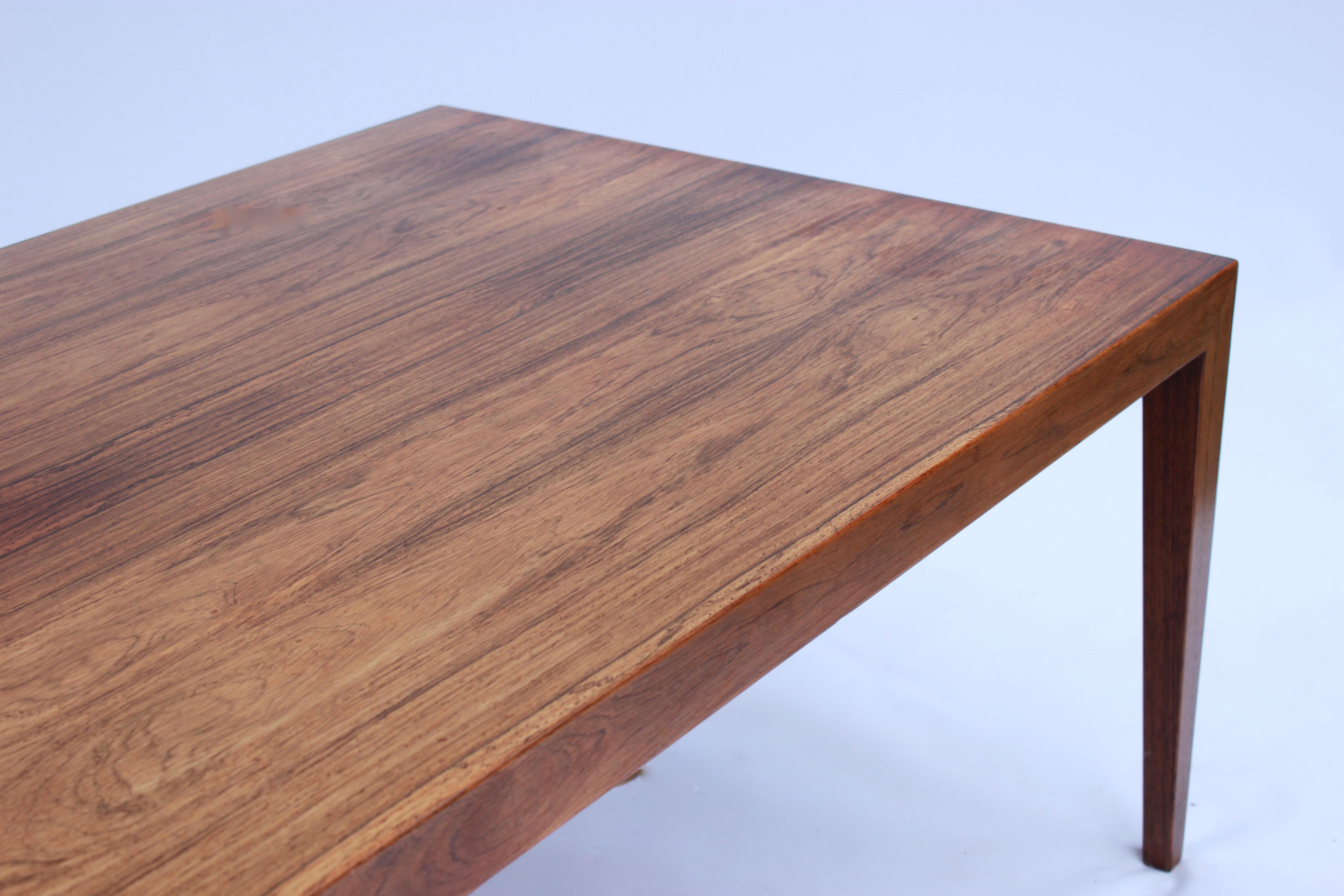 Coffeetable in Rosewood by Severin Hansen and Haslev, 1960s For Sale 2