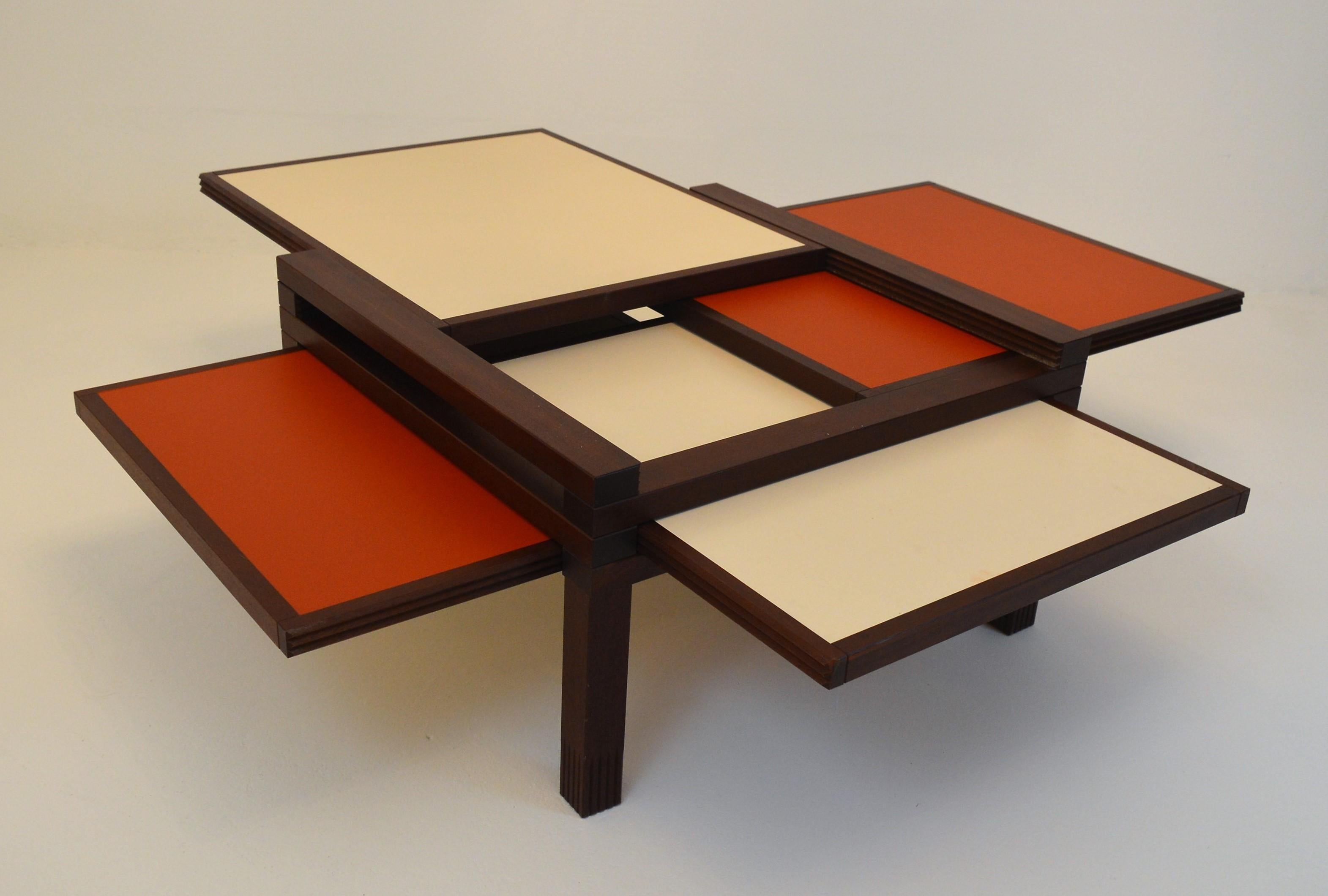 Coffeetable PAR4 by Bernard Vuarnesson for Bellato, Italy, 1980 In Good Condition In Castenray, NL