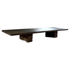 Coffeetable Reclaimed One Slab Top CUSTOM NICOLAS 1stdibs shipping