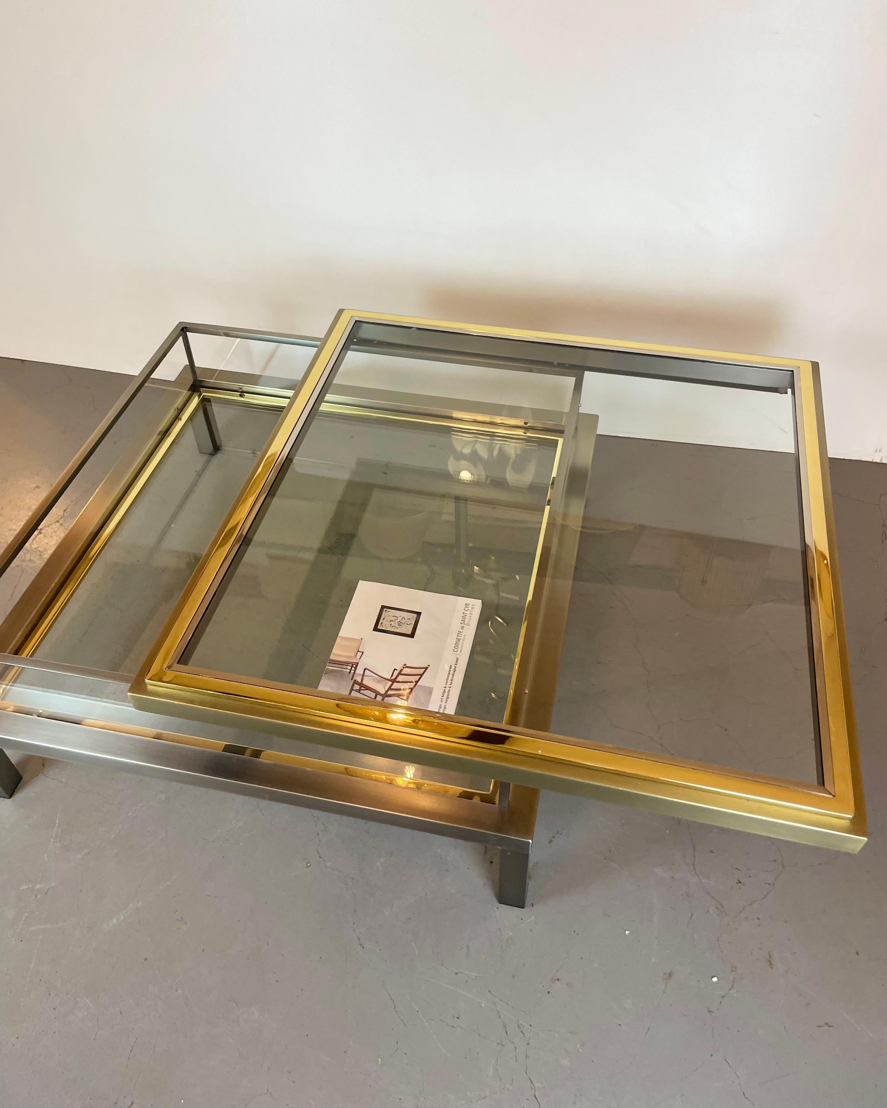 Coffer Coffee Table by Belgo Chrome, 1970s For Sale 6
