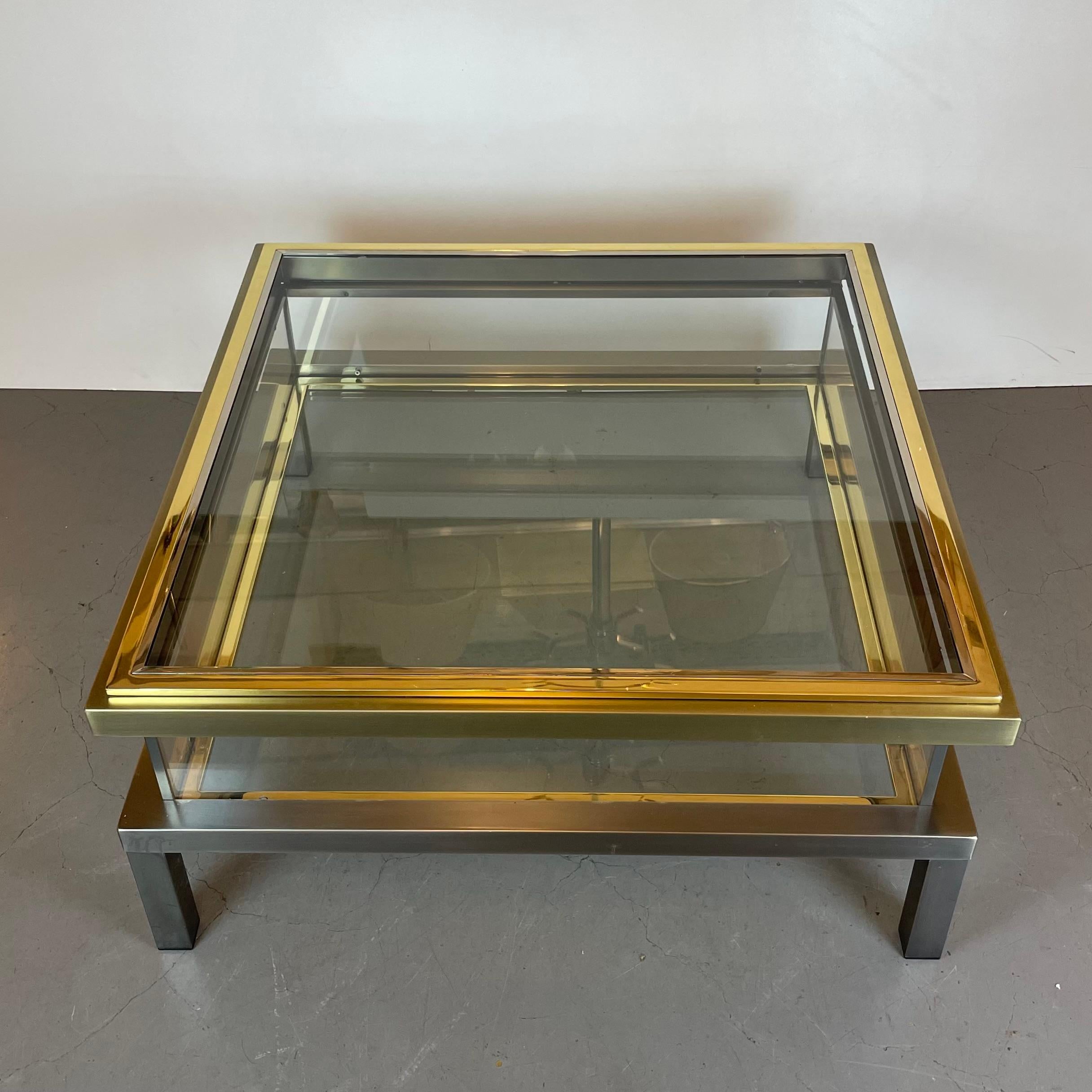 Belgian Coffer Coffee Table by Belgo Chrome, 1970s For Sale