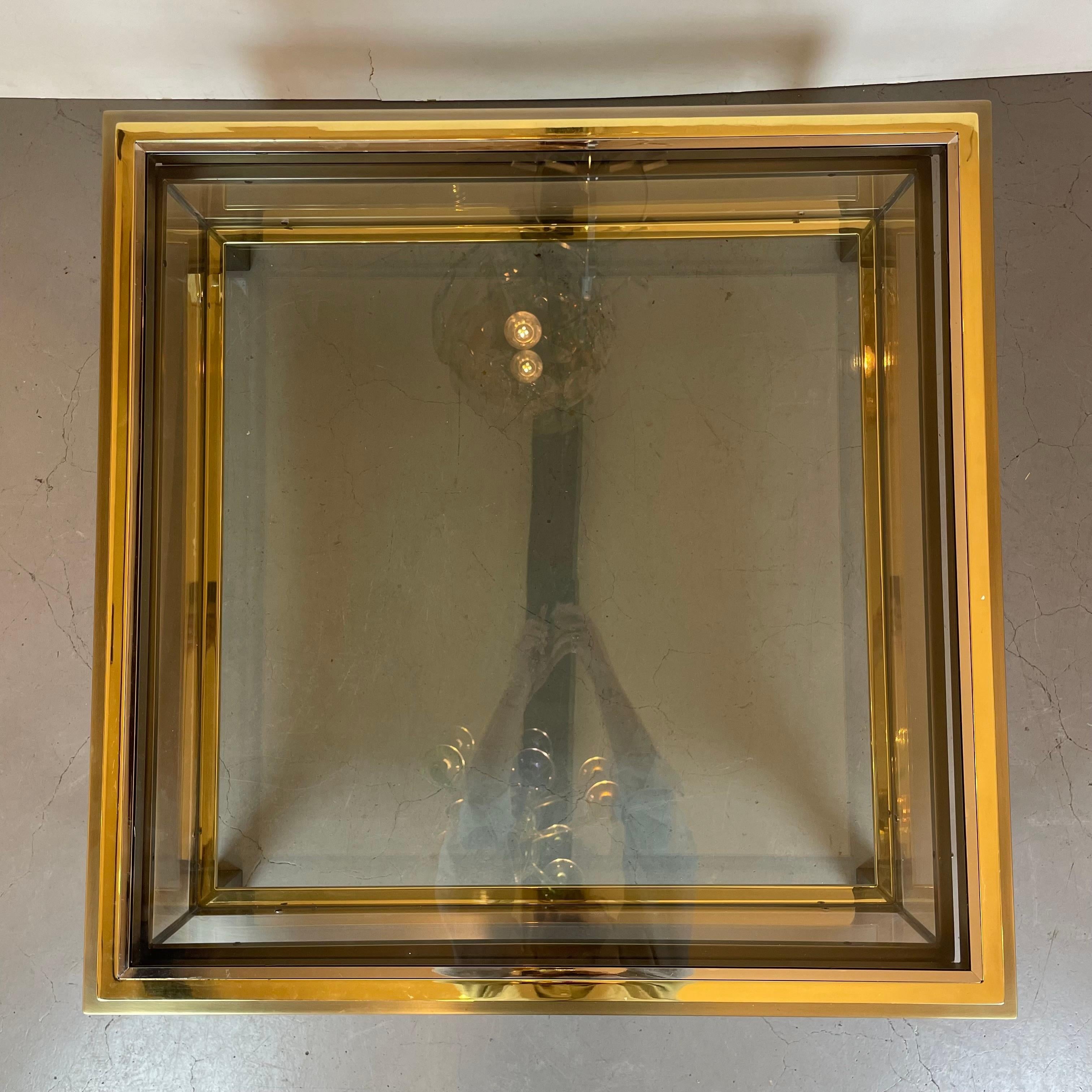 Coffer Coffee Table by Belgo Chrome, 1970s In Good Condition For Sale In Brussel, BE