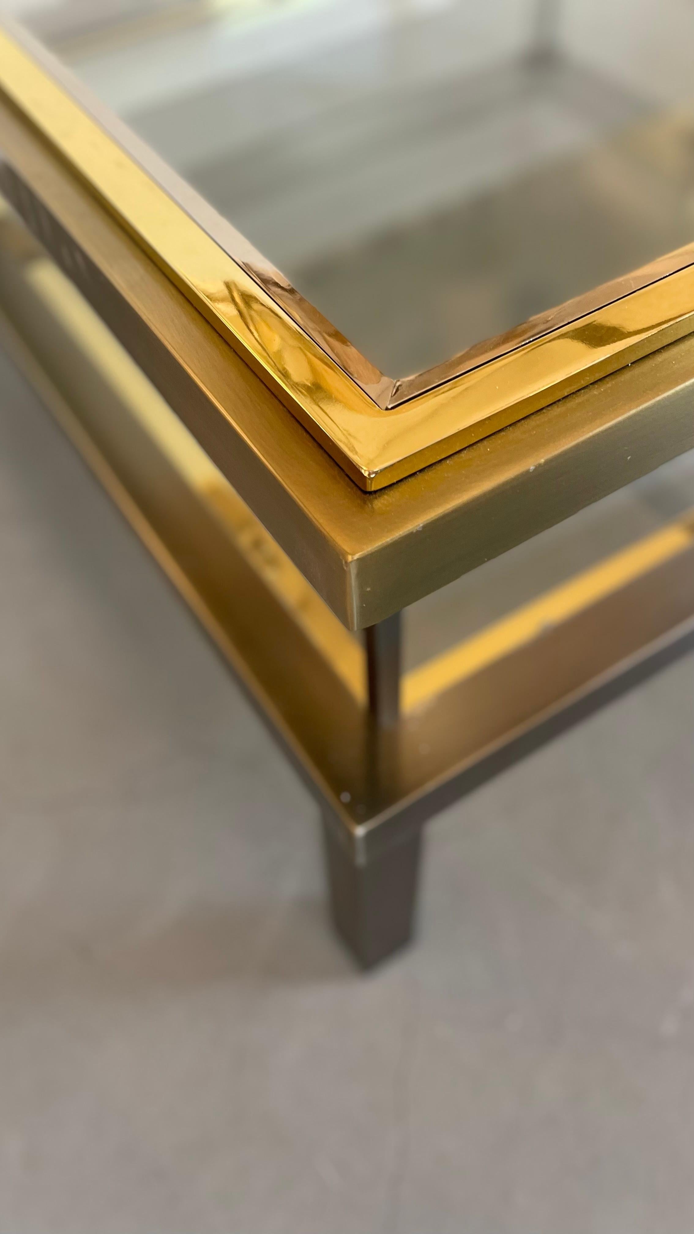 Late 20th Century Coffer Coffee Table by Belgo Chrome, 1970s For Sale