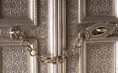 Coffre Armoire in White Bronze Handcrafted in India By Paul Mathieu