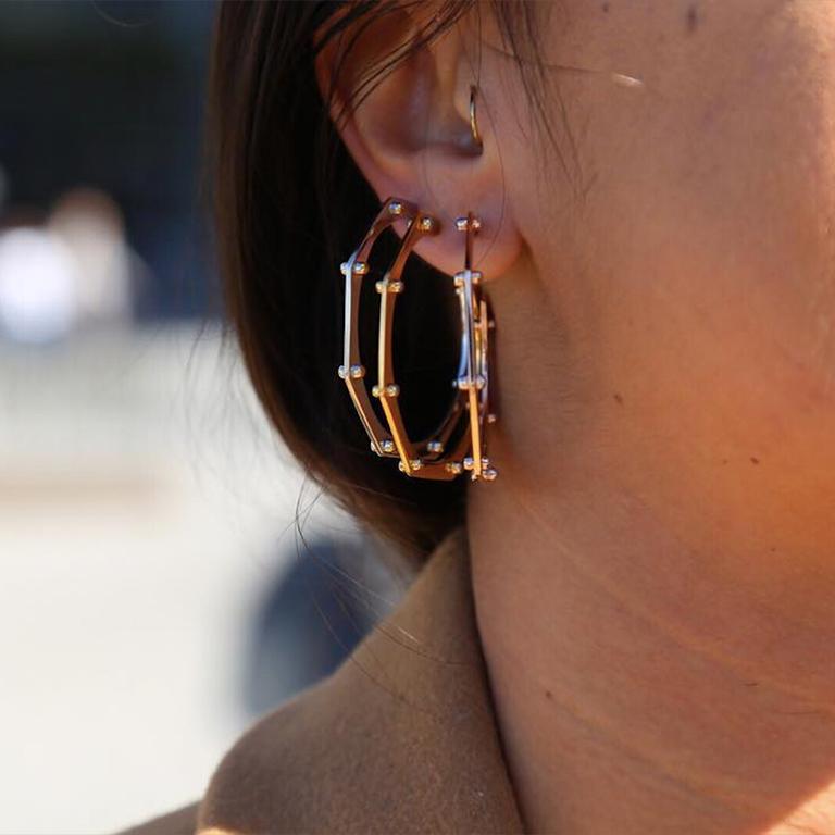 Contemporary Cog Hoops For Sale