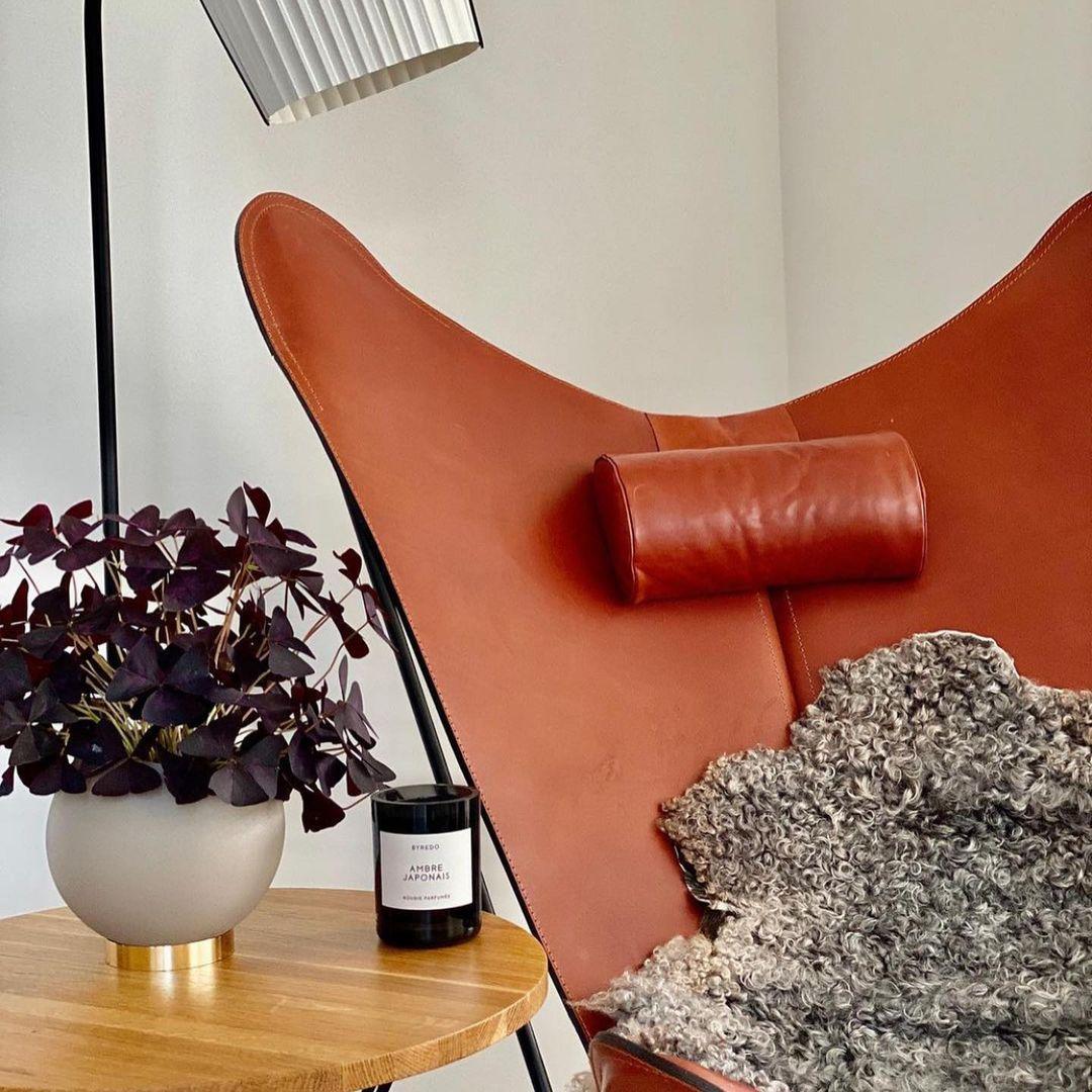 Post-Modern Cognac and Black KS Chair by Ox Denmarq For Sale