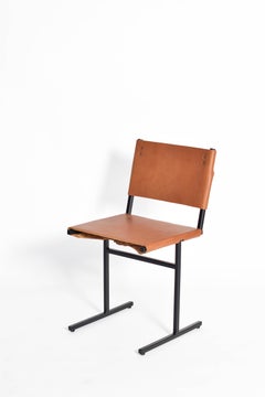 Sedia Memento cognac e nera, Jesse Sanderson