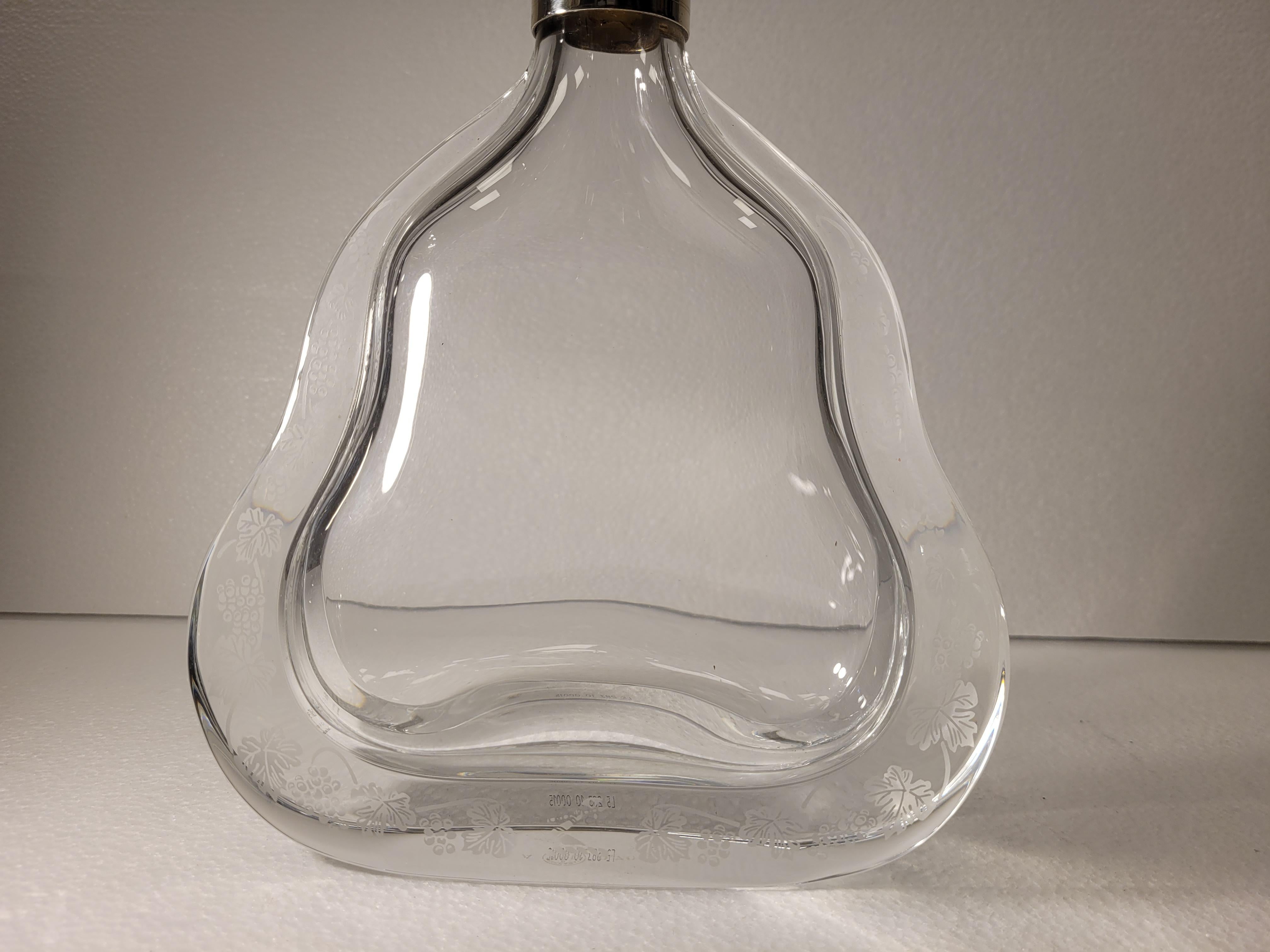 Cognac decanter bottle, Richard Hennessy, Baccarat crystal, 90's - France 8