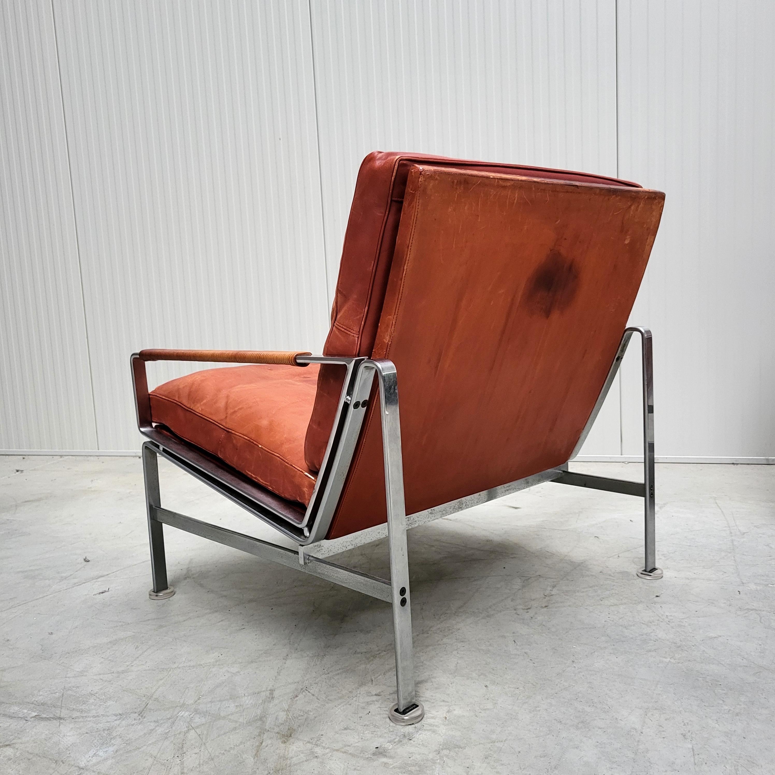 Cognac FK6720 Sofa & Chairs by Fabricius & Kastholm Kill International 1960s For Sale 2