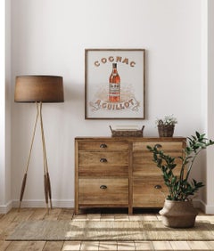 Cognac Guillot c1910 French Alcohol Advertising Poster