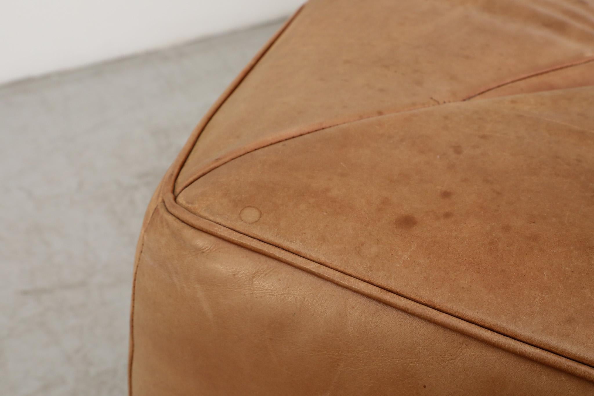 Cognacfarbenes Leder-Sofa „ Aztec“ von Gerard Van Den Berg für Montis im Angebot 11