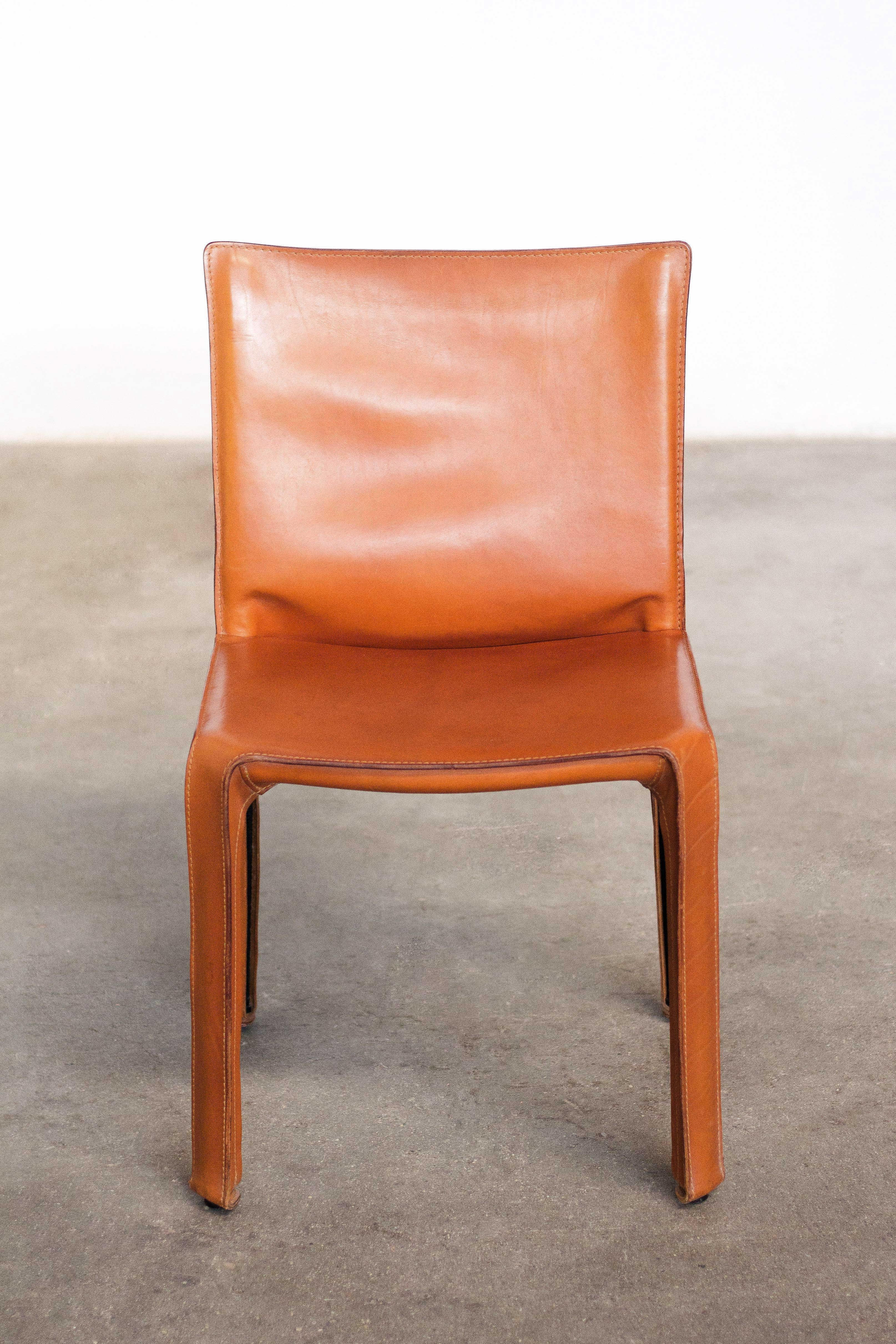 mario bellini leather chair