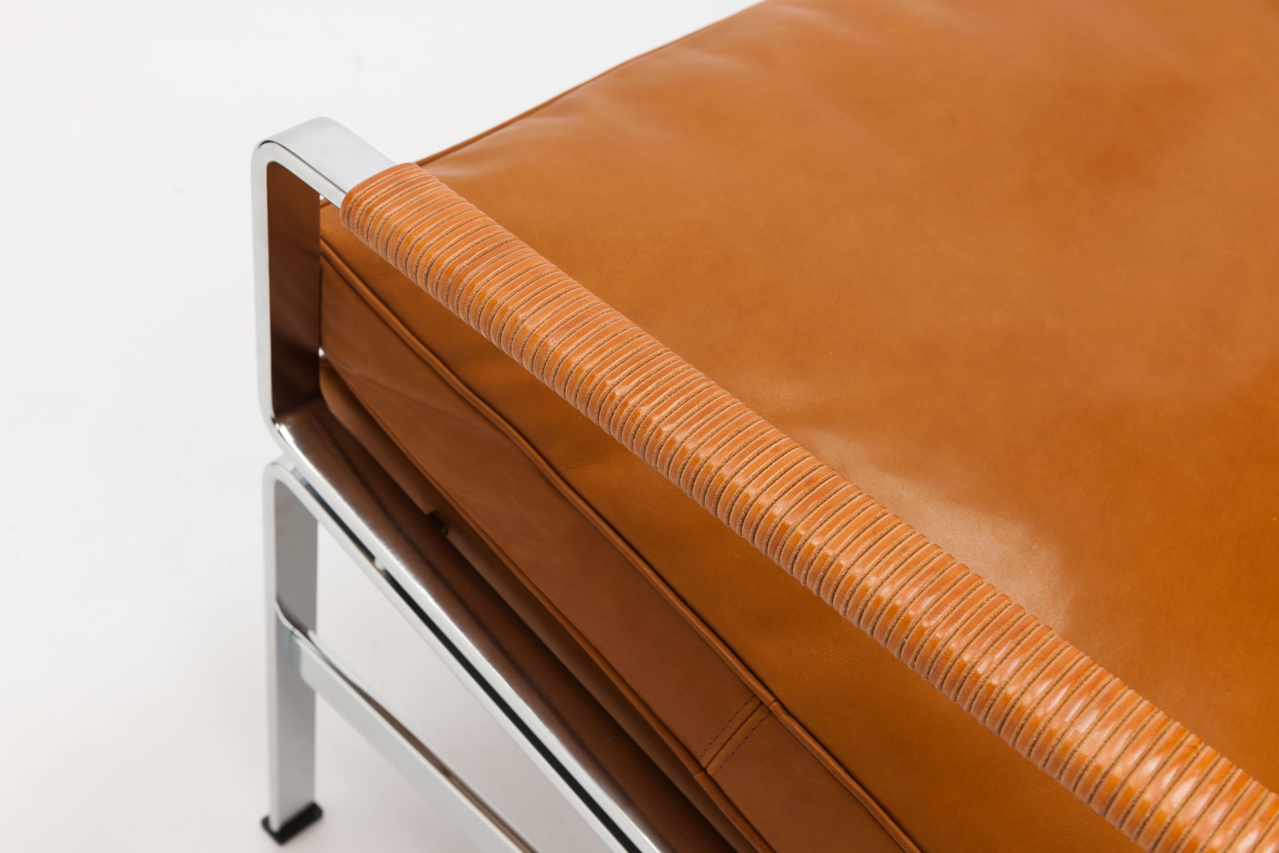 Cognac Leather FK6720 Lounge Chair by Jørgen Kastholm & Preben Fabricius 3